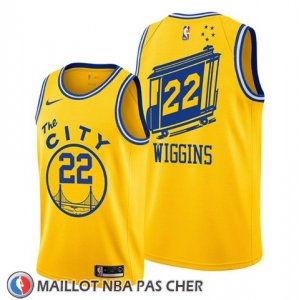 Maillot Golden State Warriors Andrew Wiggins Classic 2019-20 Jaune