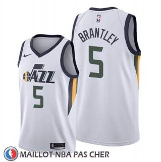 Maillot Utah Jazz Jarrell Brantley Association 2019-20 Blanc
