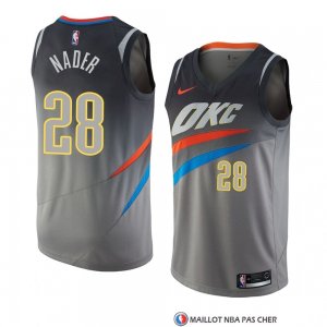 Maillot Oklahoma City Thunder Abdel Nader Ville 2017-18 Gris