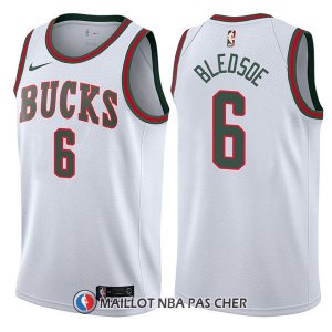 Maillot Milwaukee Bucks Eric Bledsoe Classic 6 2017-18 Blanc