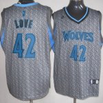 Maillot Love Minnesota Timberwolves #42 Static Fashion