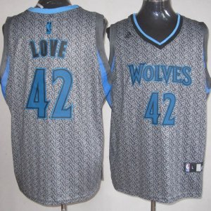 Maillot Love Minnesota Timberwolves #42 Static Fashion