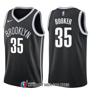 Maillot Brooklyn Nets Trevor Booker Icon 35 2017-18 Noir