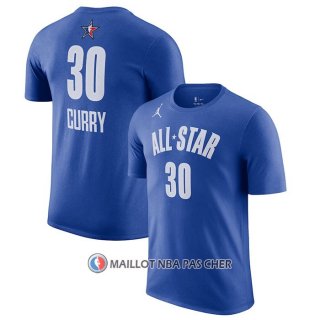 Maillot Manche Courte All Star 2023 Stephen Curry Bleu