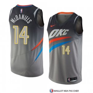 Maillot Oklahoma City Thunder K. J. Mcdaniels Ville 2018 Gris