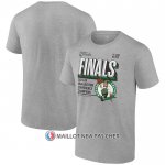 Maillot Manche Courte Boston Celtics 2024 Eastern Conference Champions Gris