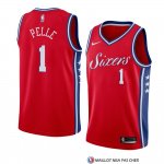 Maillot Philadelphia 76ers Norvel Pelle Statement 2018 Rouge