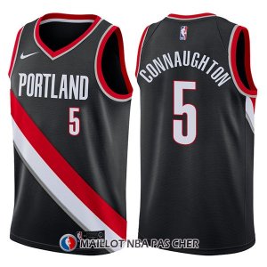 Maillot Portland Trail Blazers Pat Connaughton Swingman Icon 5 2017-18 Noir
