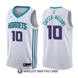 Maillot Charlotte Hornets Michael Carter Williams Association 10 2017-18 Blanc