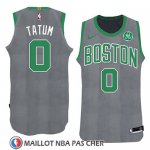 Maillot Noel 2018 Boston Celtics Jayson Tatum No 0 Vert