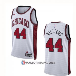 Maillot Chicago Bulls Patrick Williams NO 44 Ville 2022-23 Blanc