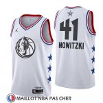 Maillot All Star 2019 Dallas Mavericks Dirk Nowitzki Blanc