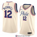 Maillot Philadelphia 76ers T.j. Mcconnell Ville 2018 Crema