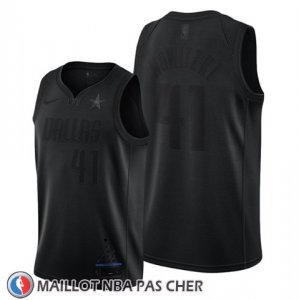 Maillot Dallas Mavericks Dirk Nowitzki MVP Noir