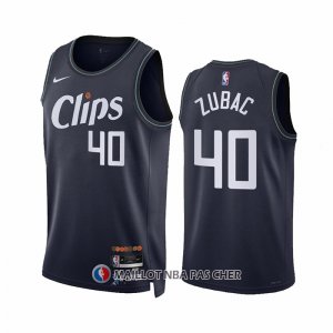 Maillot Los Angeles Clippers Ivica Zubac NO 40 Ville 2023-24 Bleu
