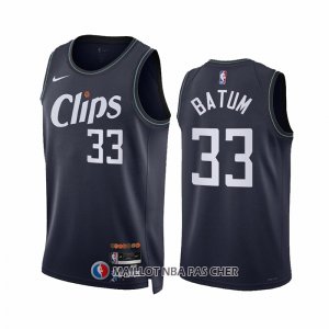Maillot Los Angeles Clippers Nicolas Batum NO 33 Ville 2023-24 Bleu
