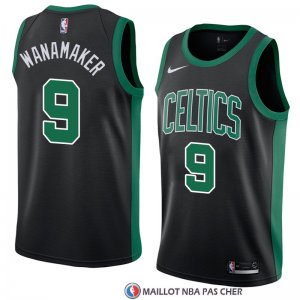 Maillot Boston Celtics Brad Wanamaker 9 Statement 2017-18 Noir