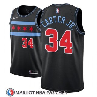 Maillot Chicago Bulls Wendell Carter Jr. Ciudad 2018-19 Noir