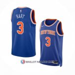 Maillot New York Knicks Josh Hart Icon Bleu