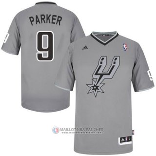 Maillot Parker San Antonio Spurs #9 Gris