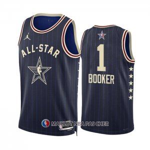 Maillot All Star 2024 Phoenix Suns Devin Booker NO 1 Bleu