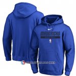 Veste a Capuche Dallas Mavericks Practice Performance 2022-23 Bleu