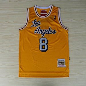 Maillot Lakers Bryant 8 Jaune