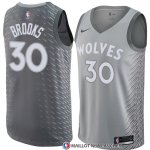 Maillot Minnesota Timberwolves Aaron Brooks Ville 2018 Gris