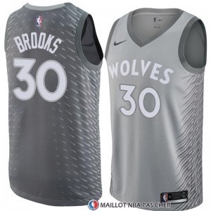 Maillot Minnesota Timberwolves Aaron Brooks Ville 2018 Gris