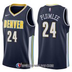 Maillot Denver Nuggets Mason Plumlee Icon 24 2017-18 Bleu