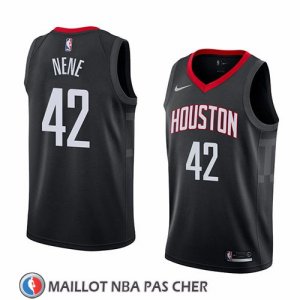 Maillot Houston Rockets Nene No 42 Statement 2018 Noir