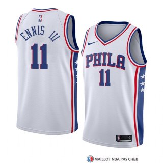 Maillot Philadelphia 76ers James Ennis Iii Association 2018 Blanc