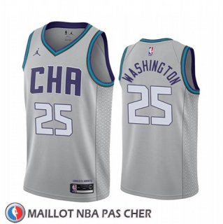 Maillot Charlotte Hornets P. J. Washington Ville Edition Gris