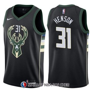 Maillot Milwaukee Bucks John Henson Statement 31 2017-18 Noir