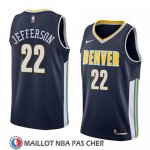 Maillot Denver Nuggets Richard Jefferson No 22 Icon 2018 Bleu