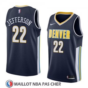 Maillot Denver Nuggets Richard Jefferson No 22 Icon 2018 Bleu