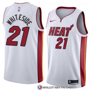 Maillot Miami Heat Hassan Whiteside Association 2018 Blanc