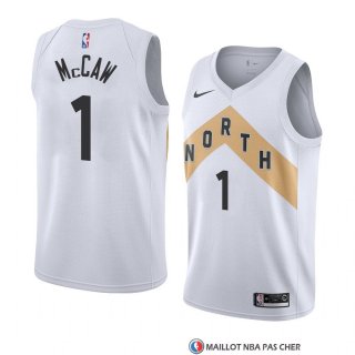 Maillot Tornto Raptors Patrick Mccaw Ville 2018 Blanc