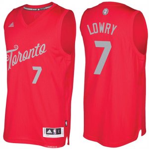 Maillot Navidad 2016 Kyle Lowry Raptors 7 Rouge