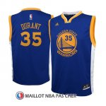 Maillot Enfant Golden State Warriors Durant 35 Bleu