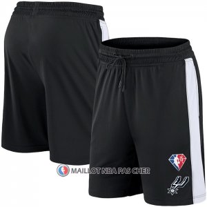 Short San Antonio Spurs 75th Anniversary Noir