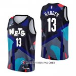 Maillot Brooklyn Nets James Harden NO 13 Ville 2023-24 Noir