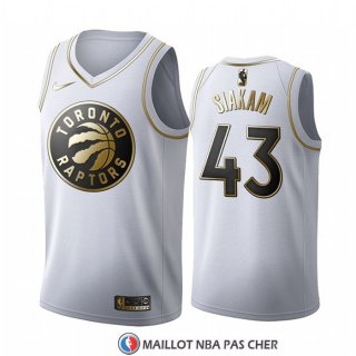 Maillot Golden Edition Tornto Raptors Pascal Siakam Blanc