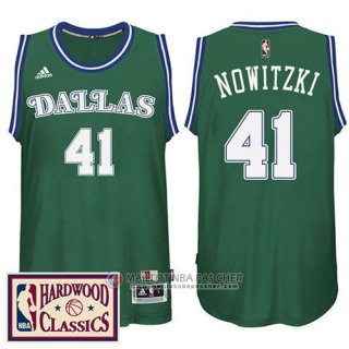 Maillot Dallas Mavericks Nowitzki #41 Vert