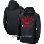 Veste a Capuche Portland Trail Blazers Performance Practice 2021-22 Noir