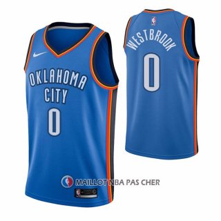 Maillot Oklahoma City Thunder Russell Westbrook NO 0 Icon Bleu