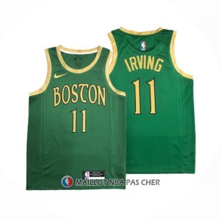 Maillot Boston Celtics Kyrie Irving NO 11 Ville Vert
