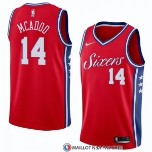 Maillot Philadelphia 76ers James Michael Mcadoo Statement 2018 Rouge