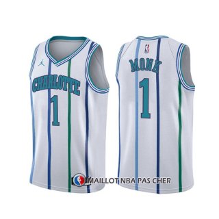 Maillot Charlotte Hornets Malik Monk Classic Blanc