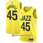 Maillot Utah Jazz Donovan Mitchell NO 45 Icon 2022-23 Jaune